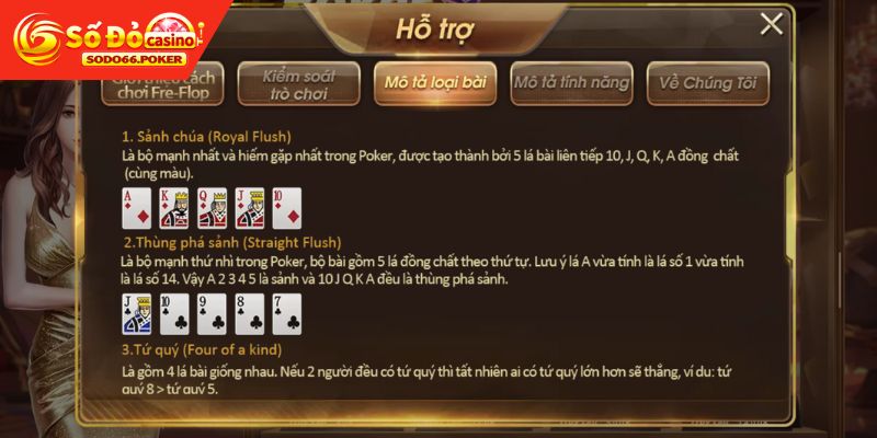 Một số loại sảnh phổ biến trong Poker