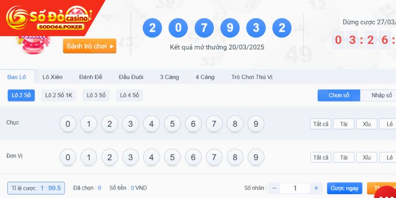 Xổ số kiến thiết miền Nam kiểu càng